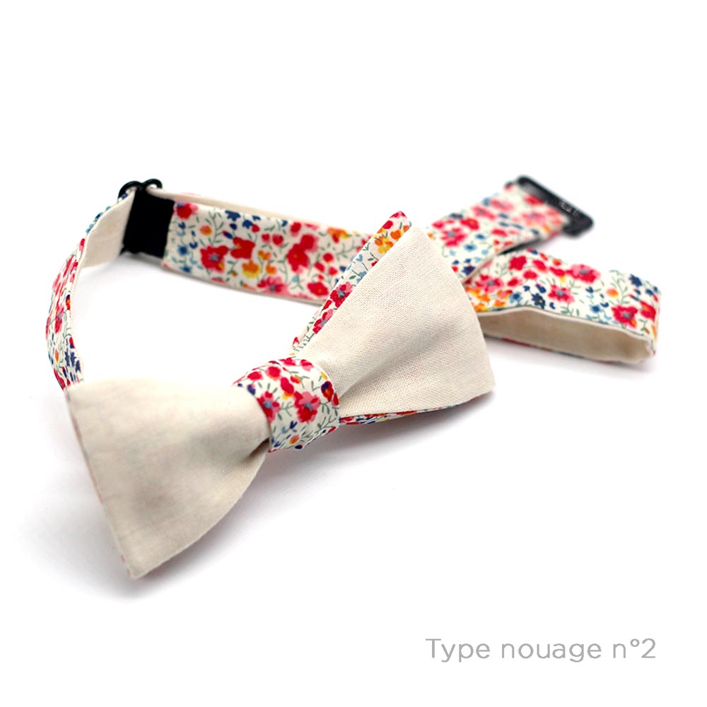 Noeud Papillon Fleuri Liberty Phoebe M Le Coq En Pap