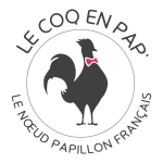  Le Coq en Pap' - Serre tête noir et blanc pied de poule flanelle