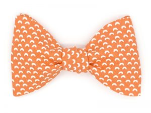  Le Coq en Pap' - Noeud papillon orange mandarine croissant
