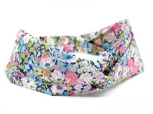  Le Coq en Pap' - Bandeau turban fleuri liberty thorpe a