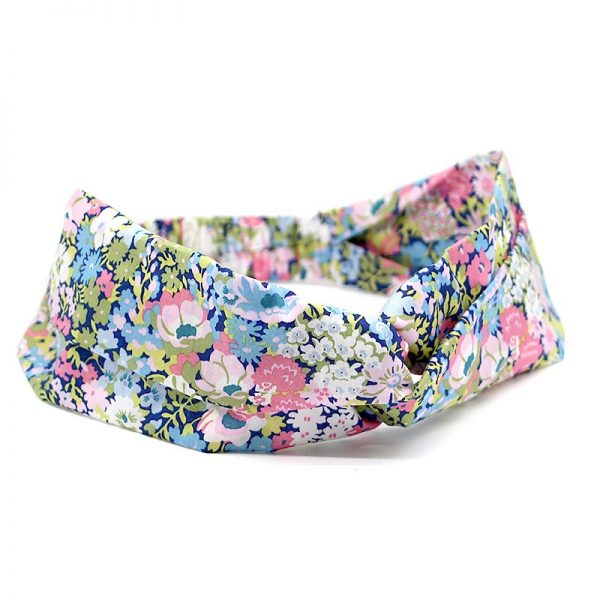  Le Coq en Pap' - Bandeau turban fleuri liberty thorpe a