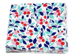  Le Coq en Pap' - Pochette de costume fleuri liberty andrea b