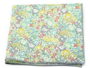  Le Coq en Pap' - Pochette de costume fleuri liberty michelle b