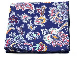  Le Coq en Pap' - Pochette de costume fleuri liberty louis a