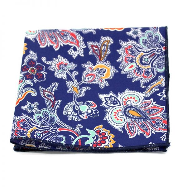  Le Coq en Pap' - Pochette de costume fleuri liberty louis a