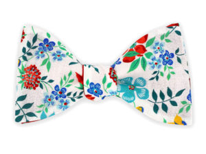  Le Coq en Pap' - Noeud papillon fleuri liberty edenham g