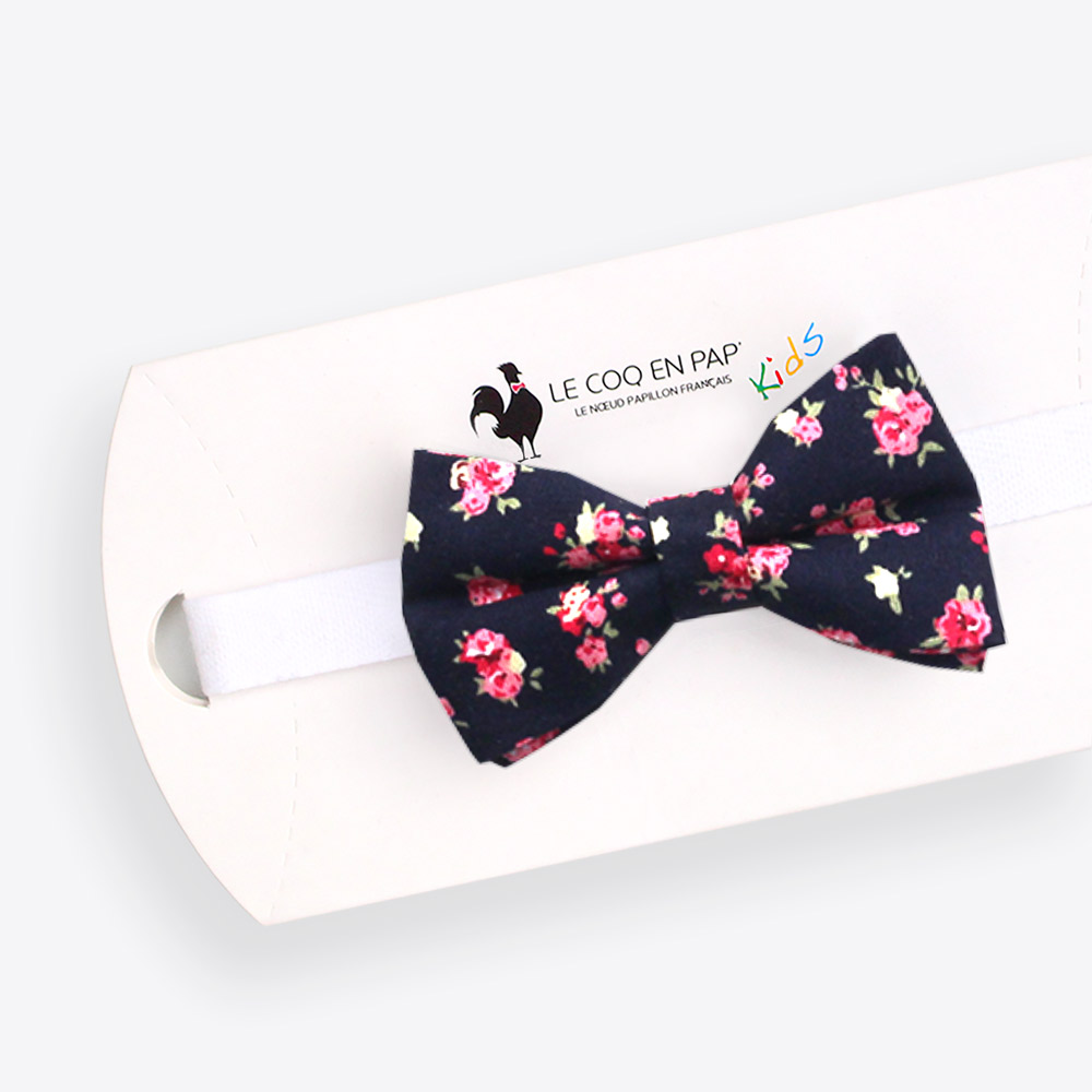 Noeud Papillon Enfant Fleuri Bleu Nuit Et Rose Shabby Chic Le Coq En Pap Noeud Papillon Enfant Fleuri Bleu Nuit Et Rose Shabby Chic Le Coq En Pap