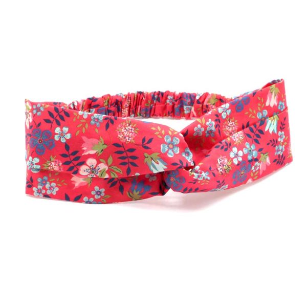  Le Coq en Pap' - Bandeau turban fleuri liberty edenham c