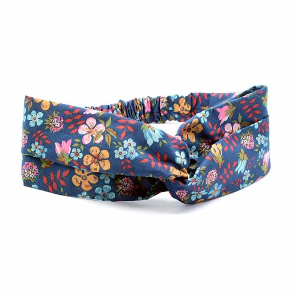  Le Coq en Pap' - Bandeau turban fleuri liberty edenham u glen river