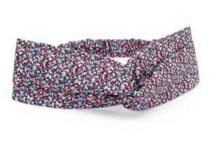  Le Coq en Pap' - Bandeau turban fleuri liberty pepper j