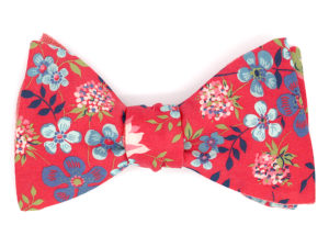  Le Coq en Pap' - Noeud papillon fleuri liberty edenham c