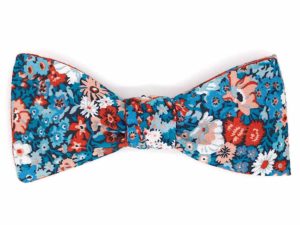  Le Coq en Pap' - Noeud papillon fleuri liberty thorpe hill b