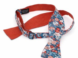  Le Coq en Pap' - Noeud papillon fleuri liberty thorpe hill b