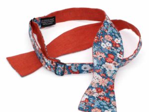  Le Coq en Pap' - Noeud papillon fleuri liberty thorpe hill b