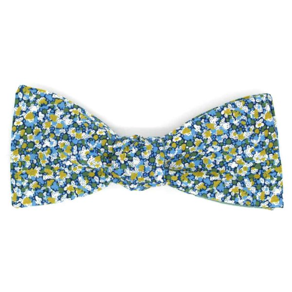  Le Coq en Pap' - Noeud papillon fleuri liberty pepper t