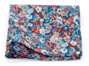  Le Coq en Pap' - Pochette de costume fleuri liberty thorpe hill b