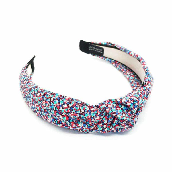 Serre tête fleuri liberty pepper j Le Coq en Pap