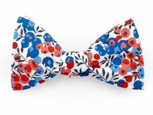  Le Coq en Pap' - Noeud papillon fleuri liberty wiltshire marianne c