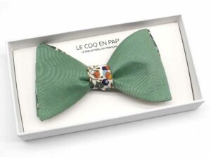  Le Coq en Pap' - Noeud papillon fleuri liberty wiltshire c