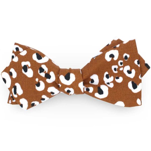 Le Coq en Pap' - Noeud papillon marron chocolat léo