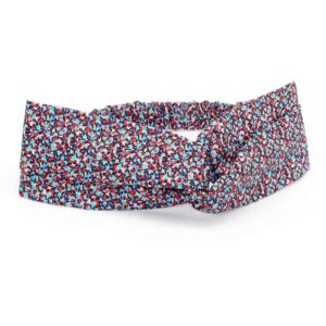 Bandeau Cheveux liberty PEPPER J ROUGE vert menthe et bleu Le Coq en Pap coiffure headband femme photo1