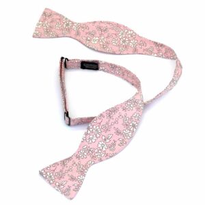 Noeud papillon rose pétale fleuri liberty capel s – Image 4