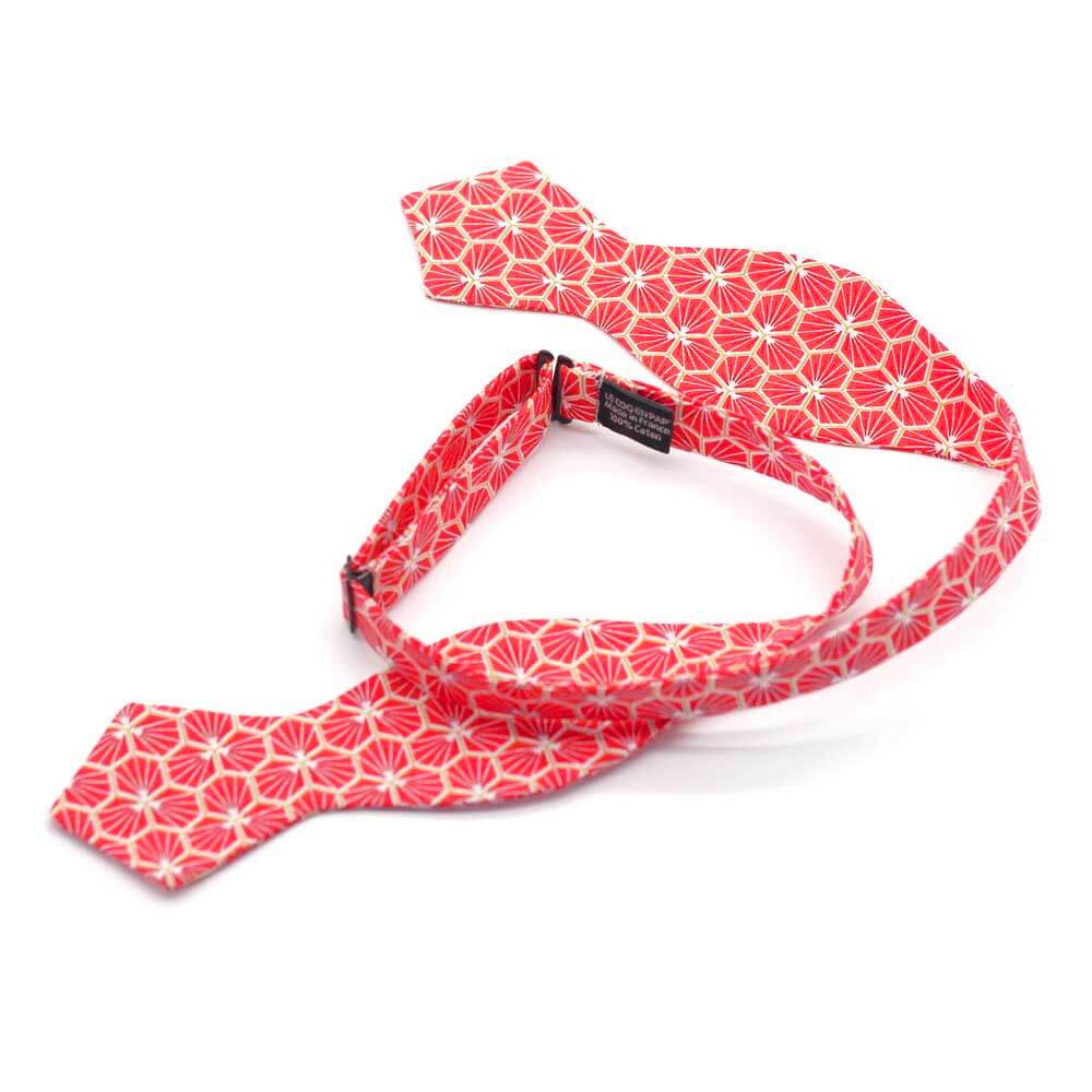 Noeud papillon japonais event orange corail Le Coq en pap photo new