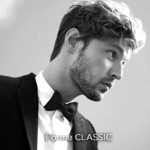 noeud papillon noue forme classic le coq en pap