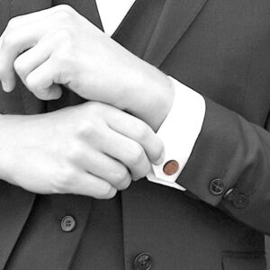 Boutons de manchette en bois de noyer naturel lecoqenpap photo Boutons de manchette en bois de noyer naturel lecoqenpap photo