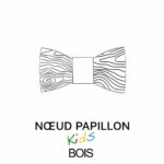 Noeud papillon bois enfant au choix le coq en pap