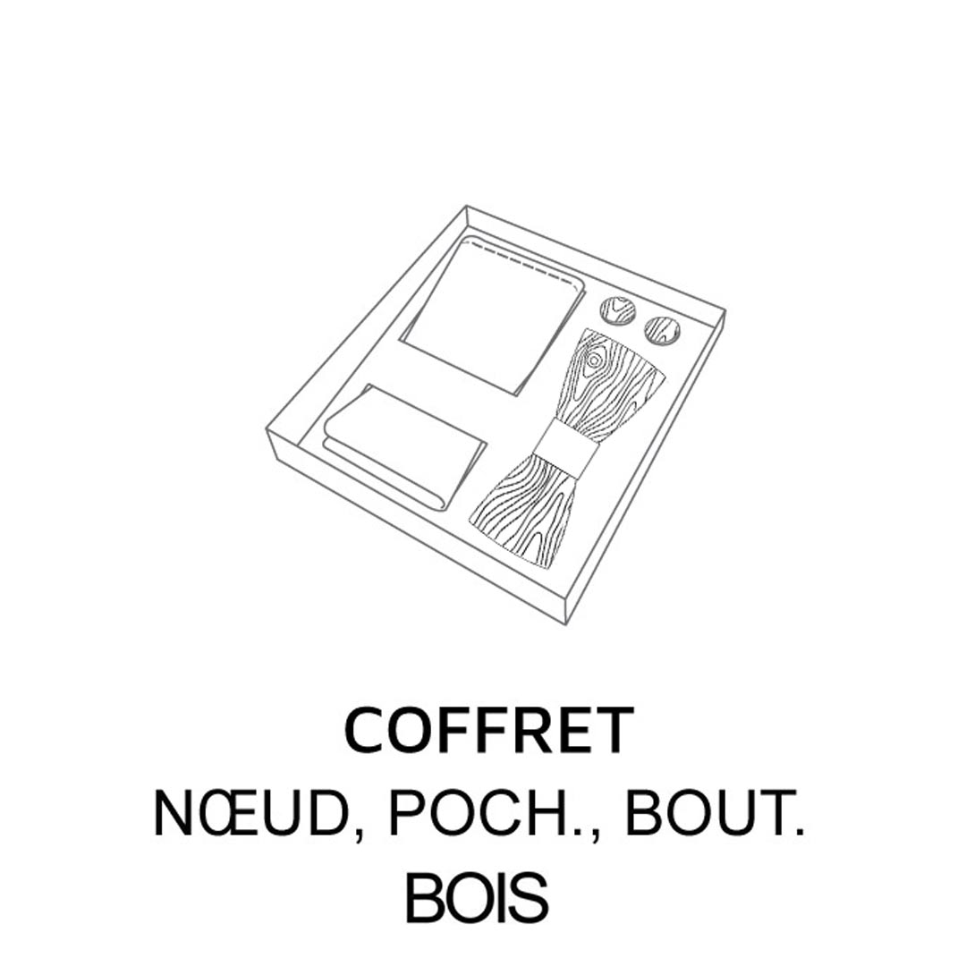 coffret noeud papillon bois au choix coffret noeud papillon bois au choix