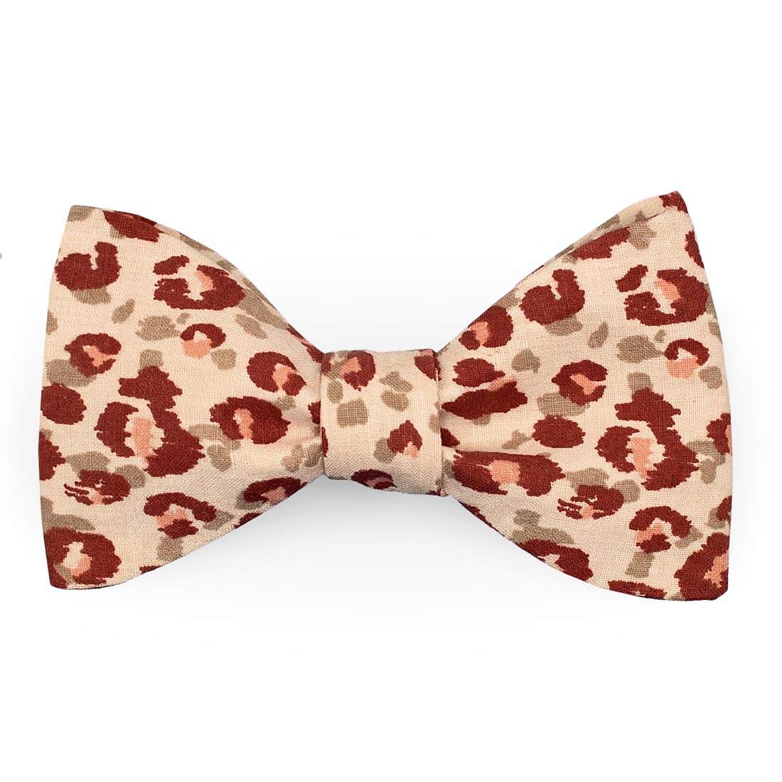 noeud papillon nature beige marron leo leopard le coq en pap photo