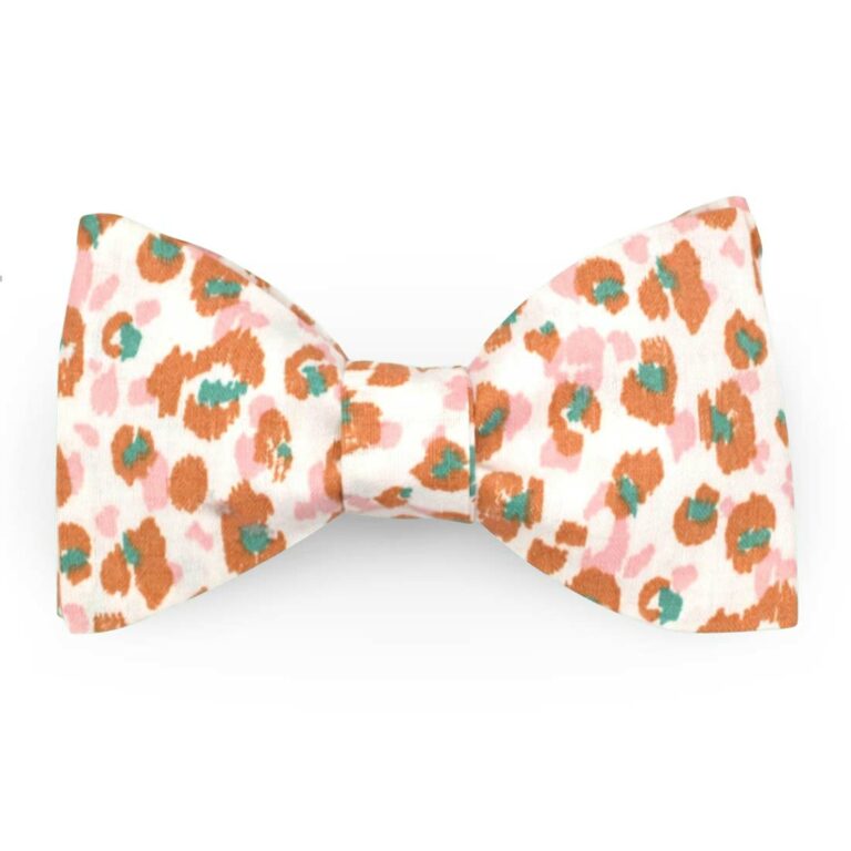 noeud papillon rose et caramel leo le coq en pap photo